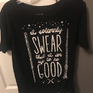 black Harry Potter Tee